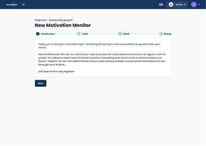 Step 1 of the redesigned form flow, showing the introduction screen